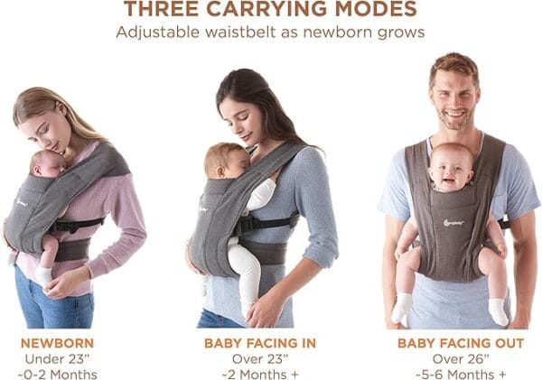 Ergobaby Embrace Heather Grey - Image 2