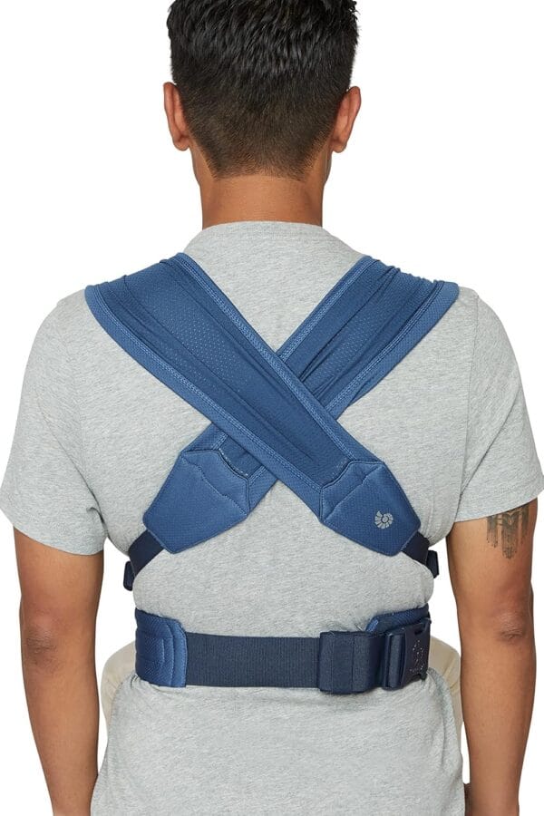 Ergobaby Embrace Soft Air Mesh Blue - Image 5