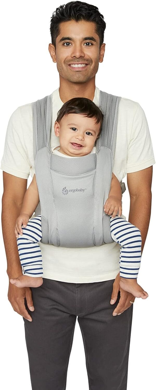 Ergobaby Embrace Soft Air Mesh Soft Grey
