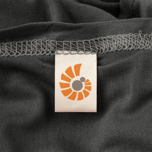 Ergobaby Aura Sustainably Sourced Knit Baby Wrap Soft Black - Image 3