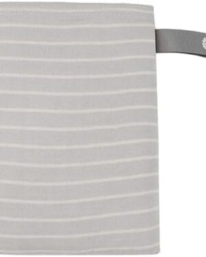 Ergobaby Aura Sustainably Sourced Knit Baby Wrap Grey Stripes
