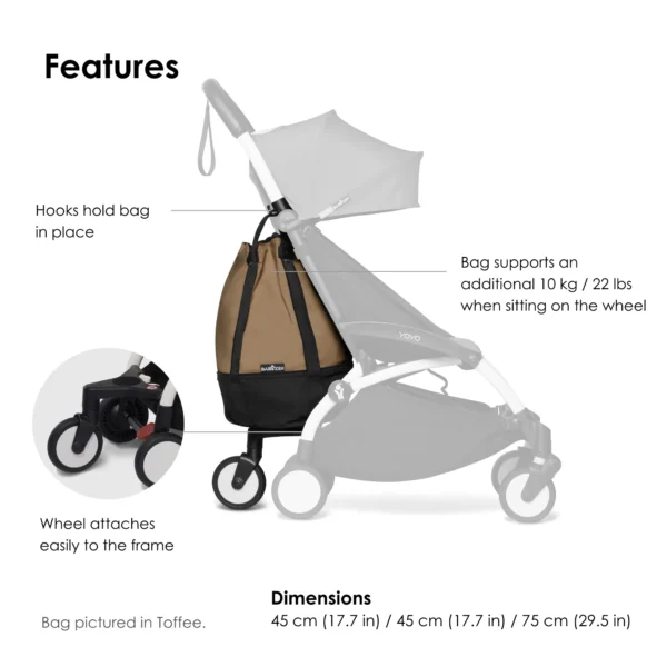 BABYZEN YOYO Bag Taupe - Image 6