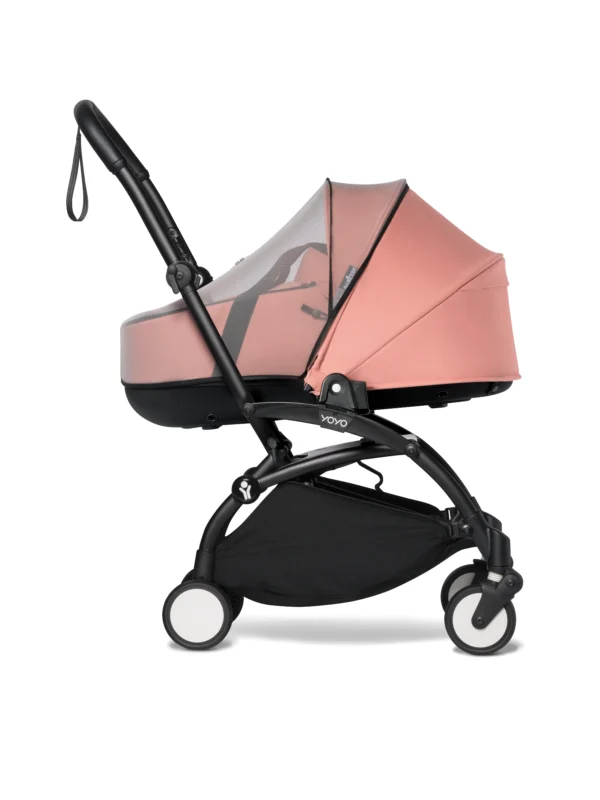 BABYZEN YOYO Bassinet Mosquito Net Pink - Image 3