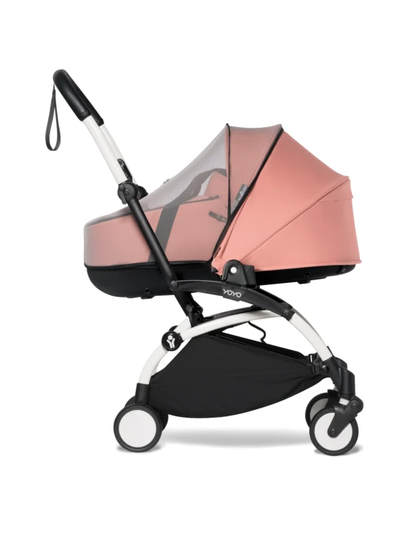 BABYZEN YOYO Bassinet Mosquito Net Pink - Image 5