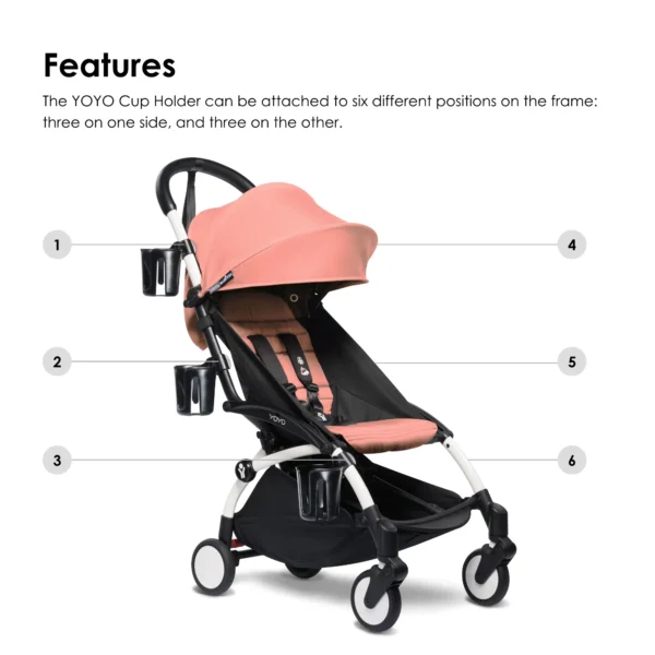 BABYZEN YOYO Cup Holder Black - Image 4