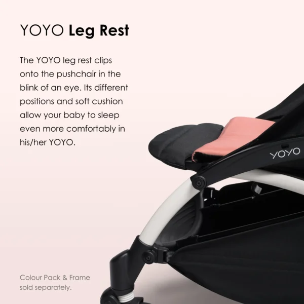 BABYZEN YOYO Leg Rest Black - Image 4