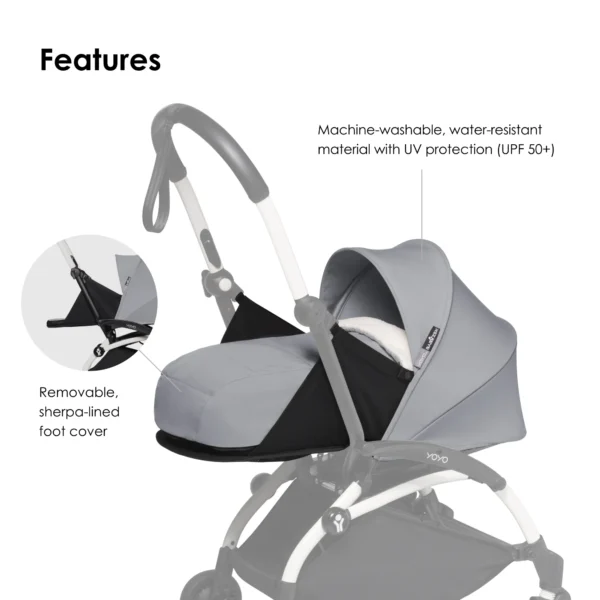 BABYZEN YOYO Newborn Pack 0+ Stone - Image 2