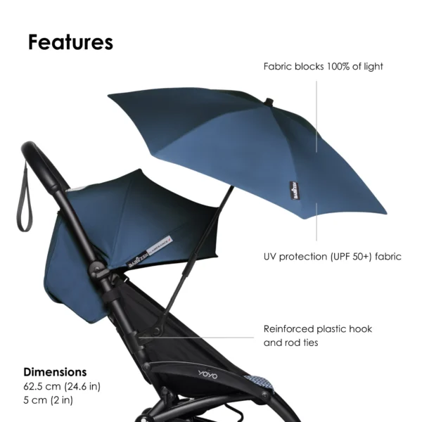 BABYZEN YOYO Parasol Navy Blue - Image 4