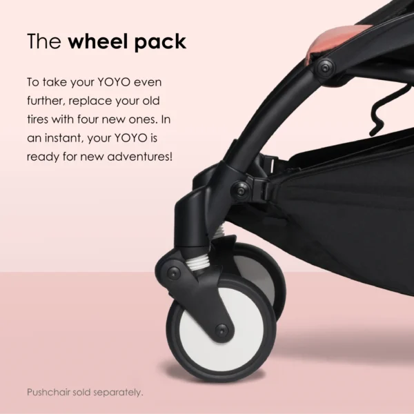 BABYZEN YOYO Wheels Pack Black - Image 4