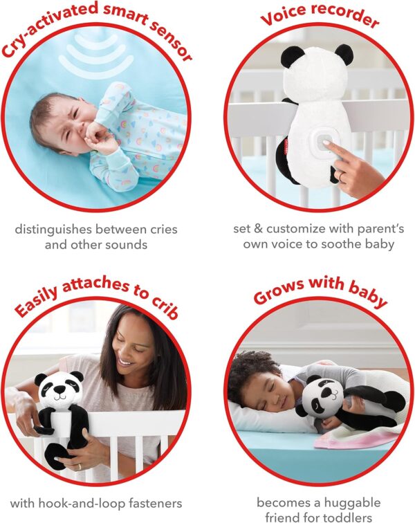 Skip Hop Cry Activated Soother Panda - Image 5