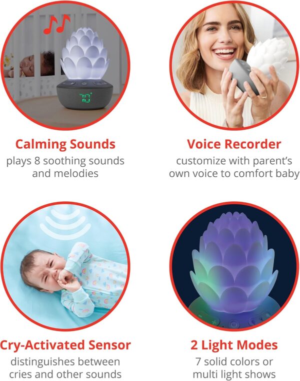 Skip Hop Terra Cry Activated Soother White - Image 5