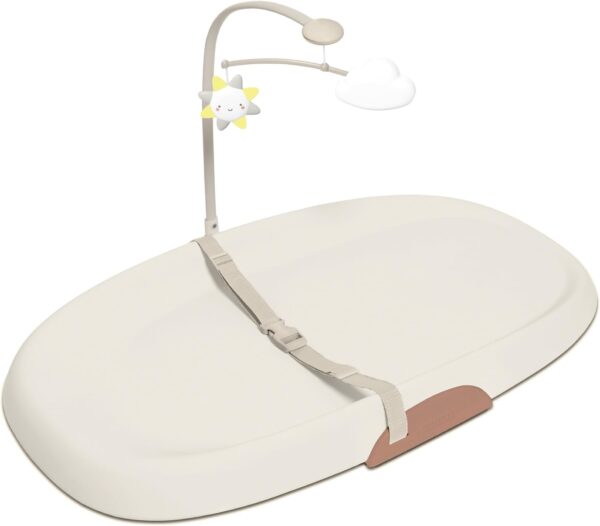 Skip Hop Nursery Style Wipe Clean Changing Pad Oat Beige Brown