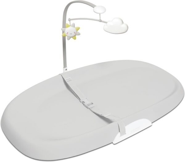 Skip Hop Nursery Style Wipe Clean Changing Pad Oat Beige Brown - Image 3