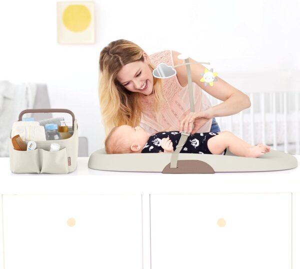 Skip Hop Light Up Diaper Caddy Oat - Image 2