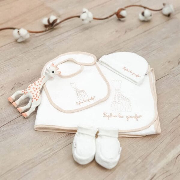 Sophie la girafe So'Pure My Birth Outfit White - Image 3