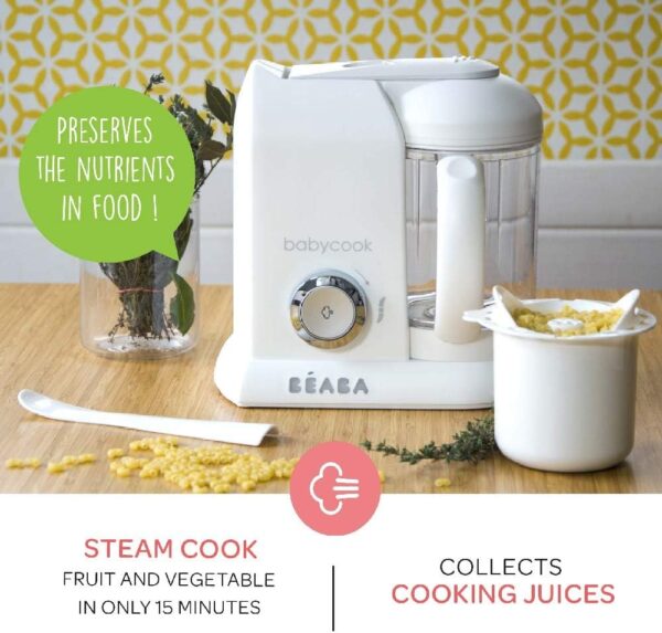Beaba Babycook Solo White Silver - Image 5