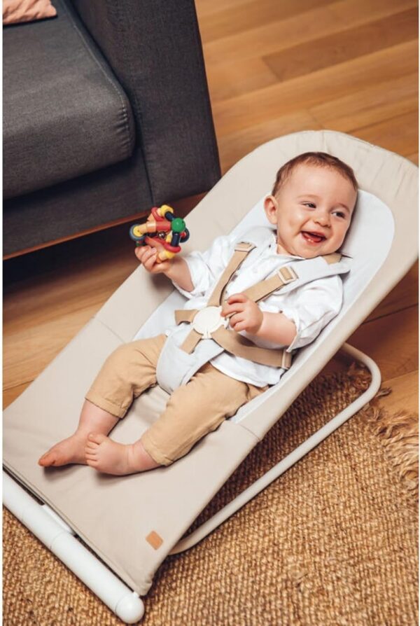 Beaba Foldable Bouncer Eazy Relax Greige - Image 6