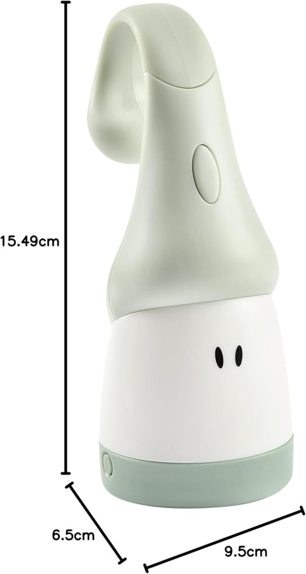 Beaba Pixie Torch 2 in 1 Movable Night Light SageGreen - Image 3