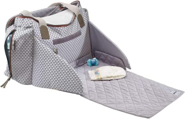 Beaba Sydney changing bag Play Print Grey Coral - Image 3