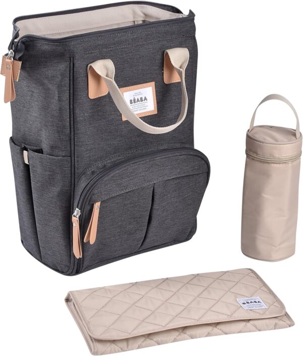 Beaba Wellington Changing Bag Dark Heather Grey - Image 4