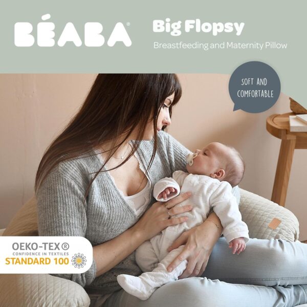 Beaba Big Flopsy Fleur de Coton Linen - Image 3