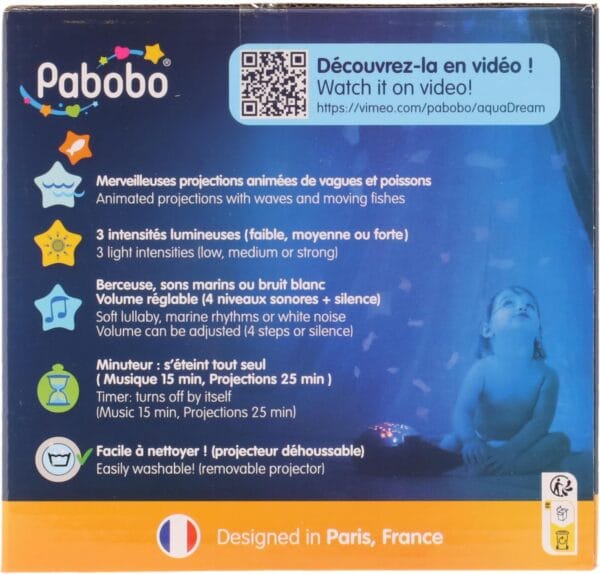 Pabobo Ambiance Projector Aqua Effect Blue - Image 8