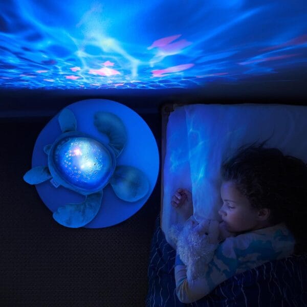 Pabobo Rechargeable Projector Turtle Aqua Dream Green - Image 4