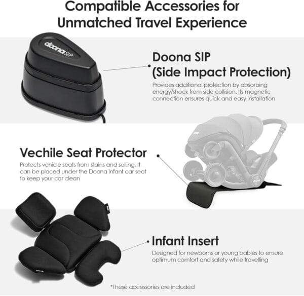 Doona X Infant Car Seat Nitro Black - Image 3