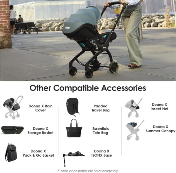 Doona X Infant Car Seat Ocean Blue - Image 2