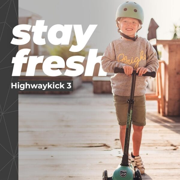 Scoot & Ride Highwaykick 3 LED Forest - Image 3