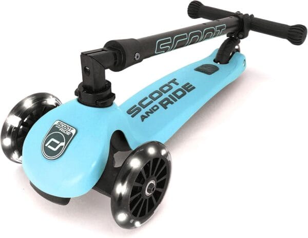 Scoot & Ride Highwaykick 3 LED Blueberry - Image 3