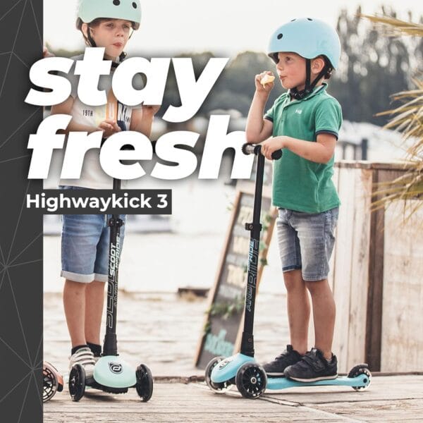 Scoot & Ride Highwaykick 3 LED Blueberry - Image 4