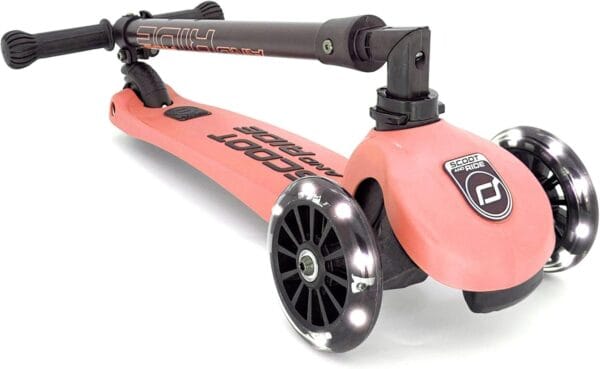 Scoot & Ride Highwaykick 3 LED Peach - Image 2