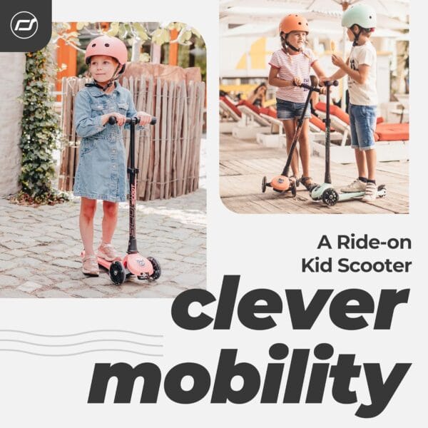 Scoot & Ride Highwaykick 3 LED Peach - Image 4