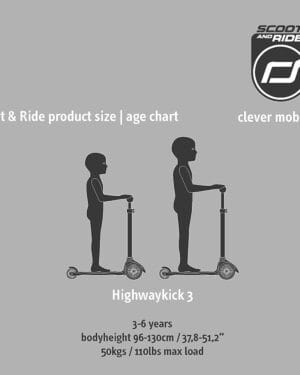 Scoot & Ride Highwaykick 3 LED Lemon