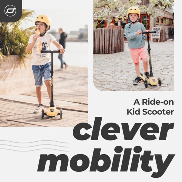 Scoot & Ride Highwaykick 3 LED Lemon - Image 3