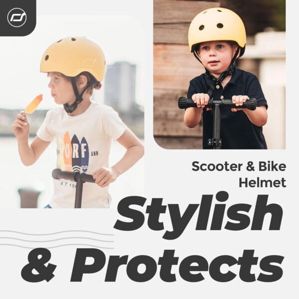 Scoot & Ride Kid Helmet S M Lemon - Image 4