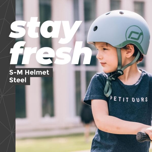 Scoot & Ride Kid Helmet S M Steel - Image 5