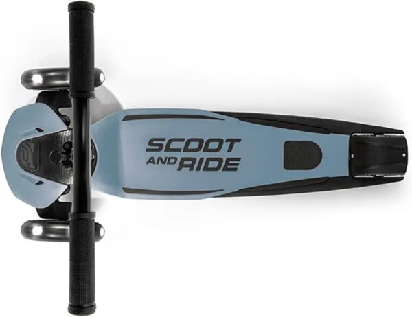 Scoot & Ride Highwaykick 5 LED Steel - Image 2
