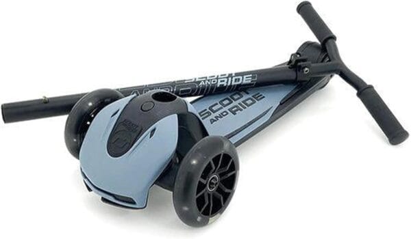 Scoot & Ride Highwaykick 5 LED Steel - Image 3