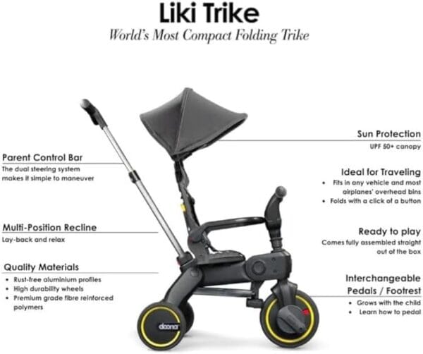 Doona Liki Trike S1 Grey Hound - Image 3