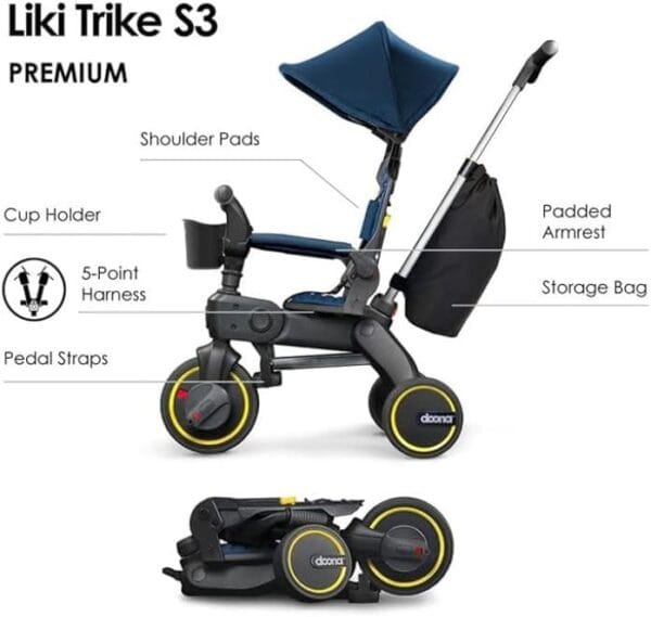 Doona Liki Trike S3 Royal Blue - Image 4