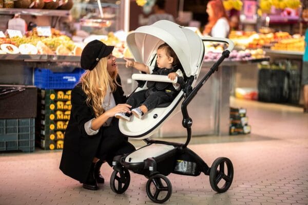 Mima Xari Max Black Frame + Snow White Seat Box + Black Starter Pack - Image 6