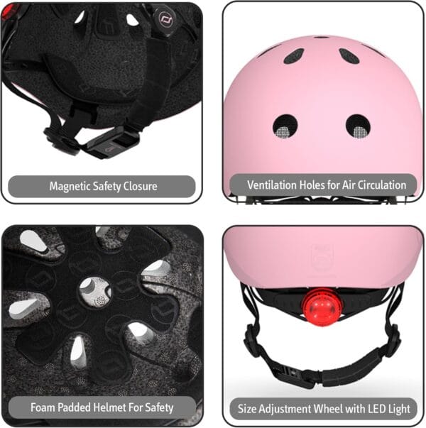 Scoot&Ride 2-in-1 Highwaykick 1 & Helmet S-M Rose Bundle - Image 5