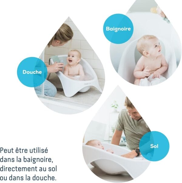 Angelcare 2 in 1 Baby Bathtub White - Image 9