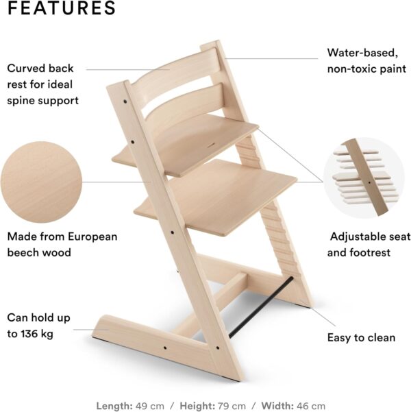 Stokke Tripp Trapp Chair Natural - Image 3