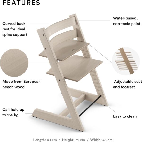Stokke Tripp Trapp Chair Whitewash - Image 3