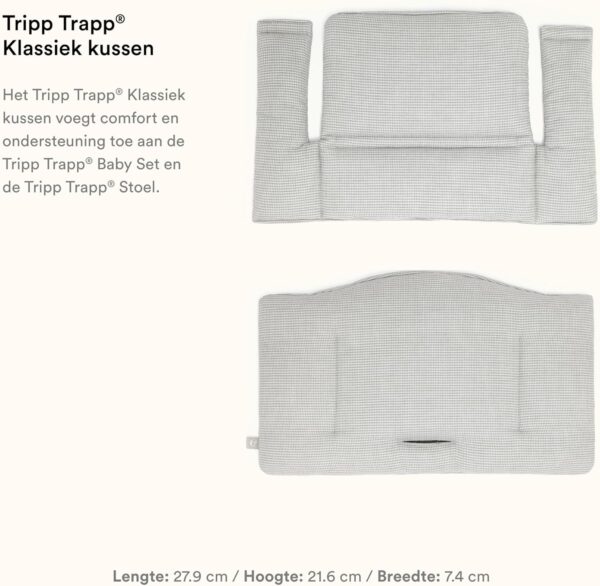 Stokke Tripp Trapp Classic Cushion Nordic Grey - Image 5
