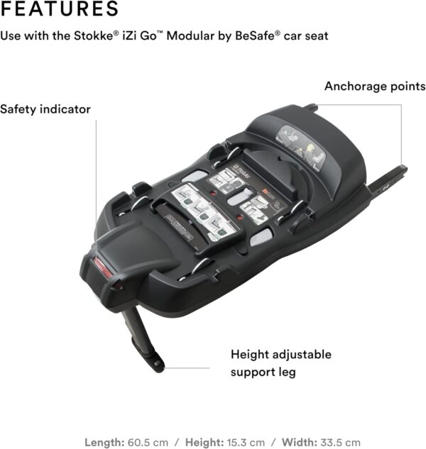 Stokke Besafe Izi Go Modular Isofix Base Black - Image 2