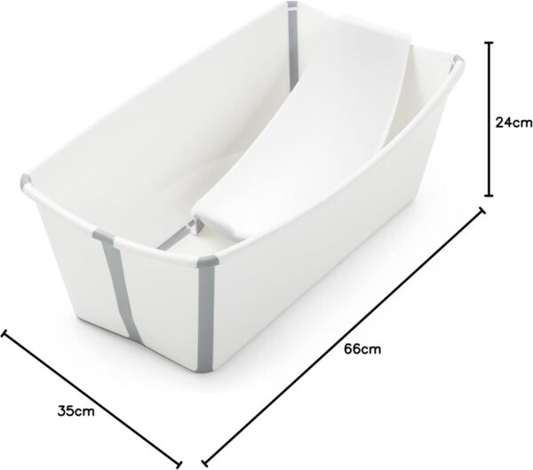 Stokke Flexi Bath + Newborn Support Bundle White - Image 3